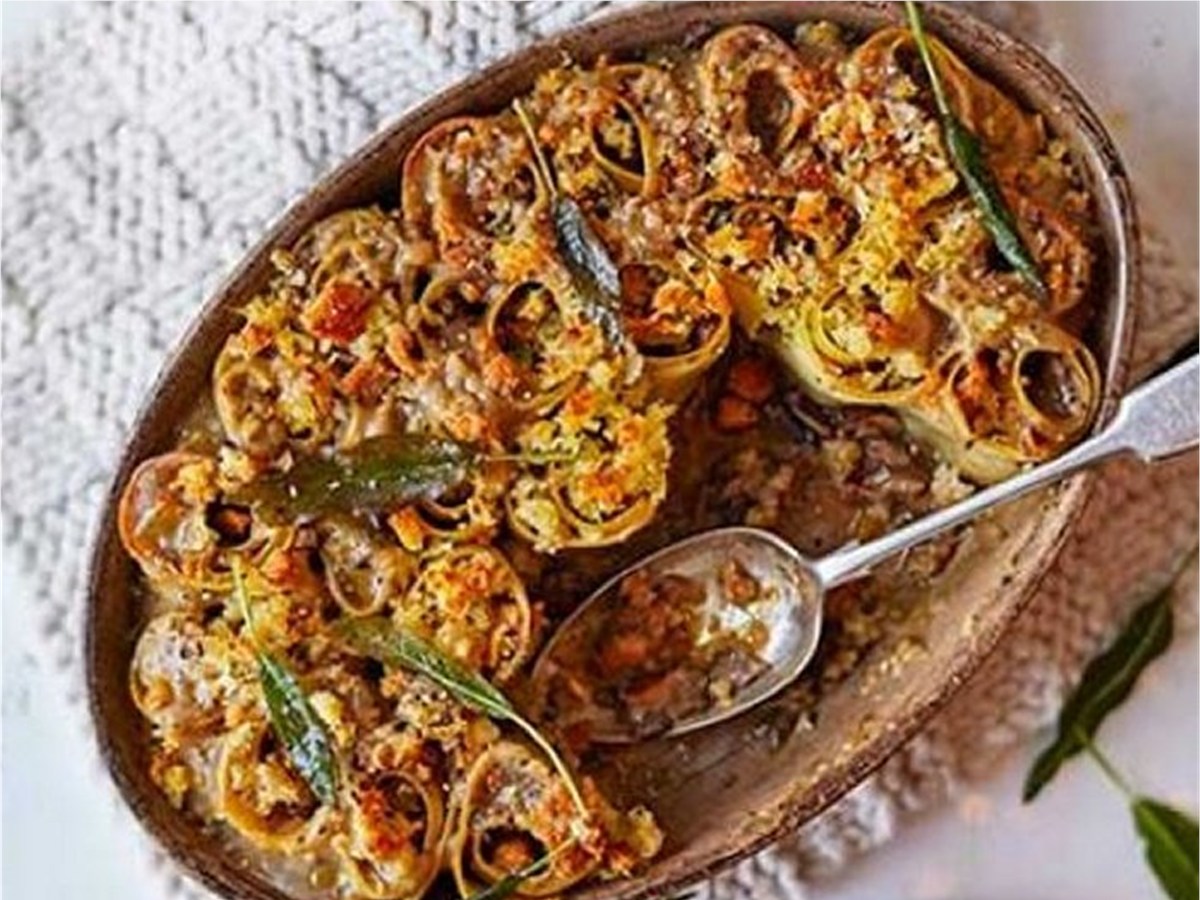 Mushroom polenta ragù, a gluten-free dish idea